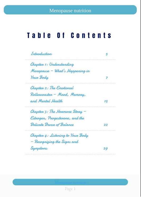 Menopause Nutrition & Lifestyle Plan - Thrive Together eBooks