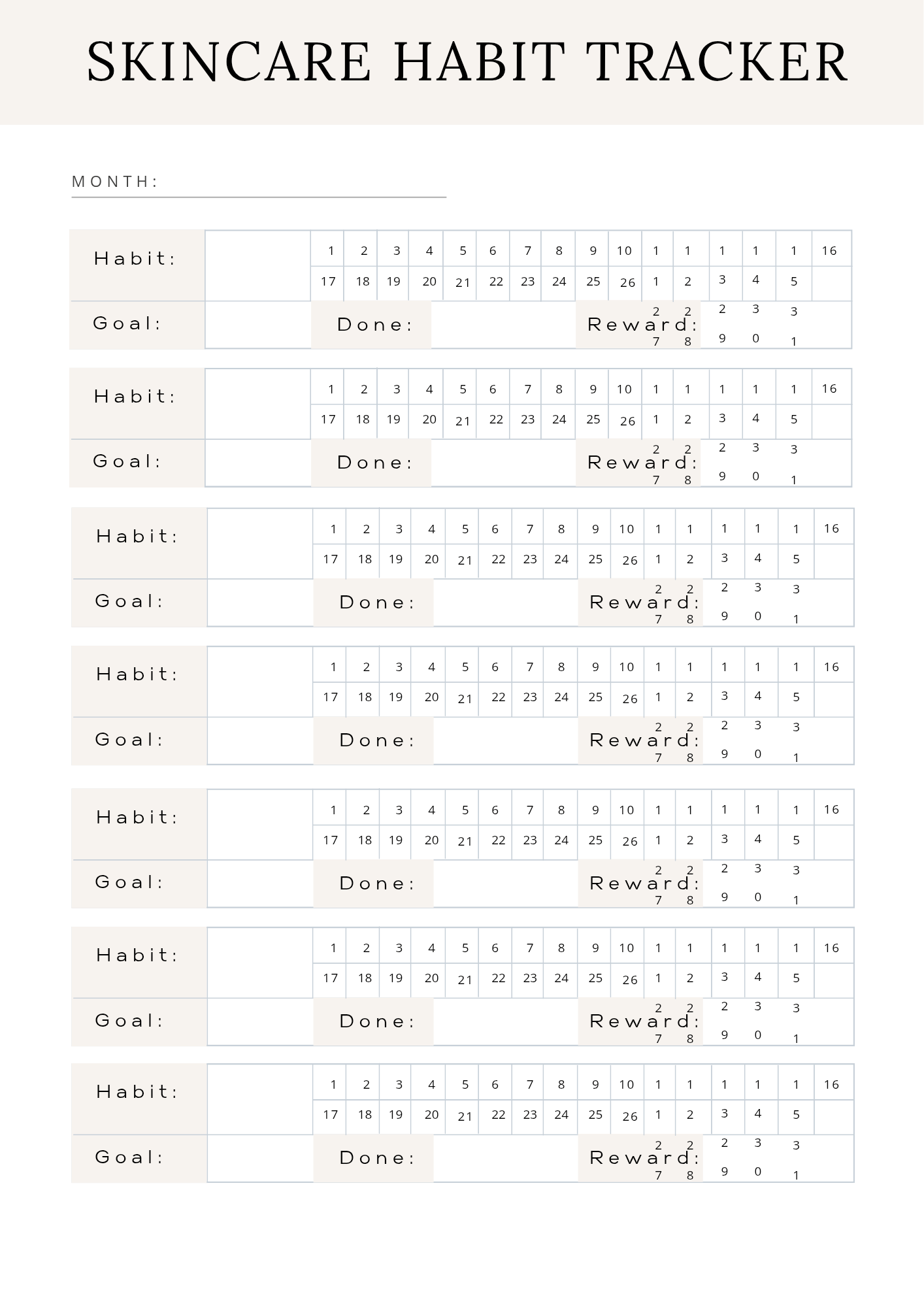 Self care planner - Thrive Together eBooks