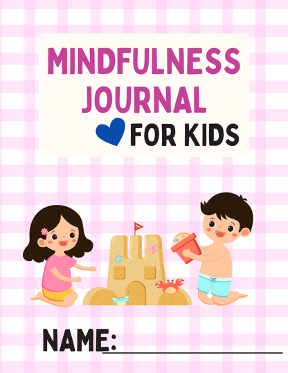 Kids social emotional learning mindfulness journal with guided meditations printable eBook

