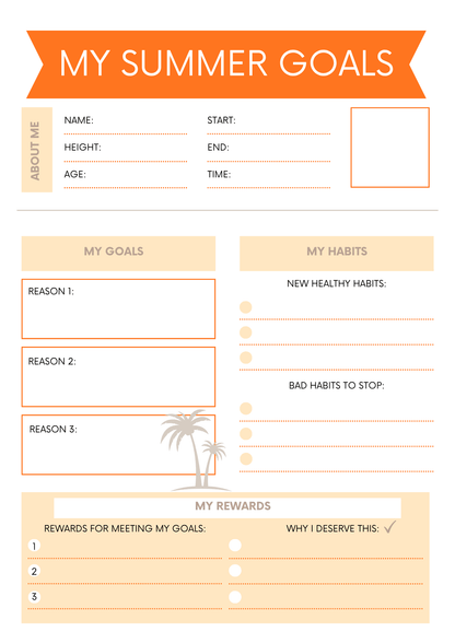 Kids summer planner - Thrive Together eBooks
