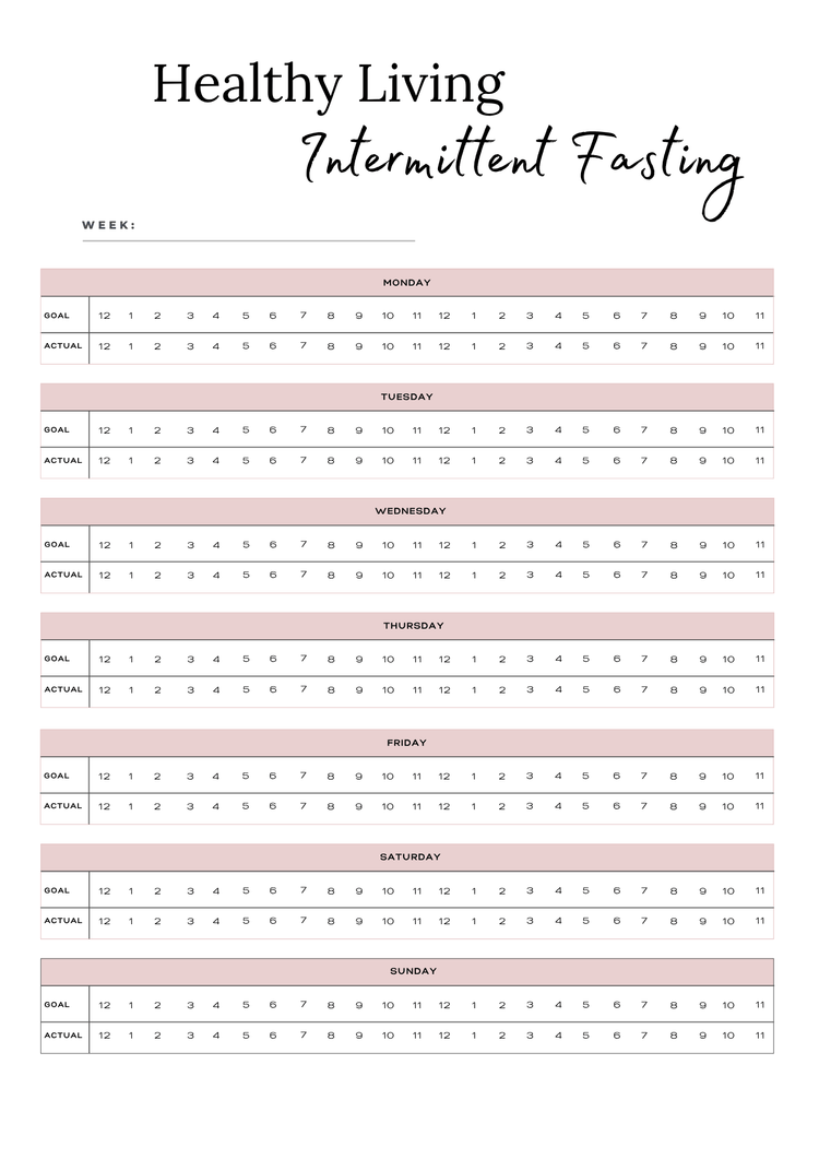 Healthy Living Journal | Wellness & Nutrition Planner by Carla Botha (Printable Download) - Thrive Together eBooks