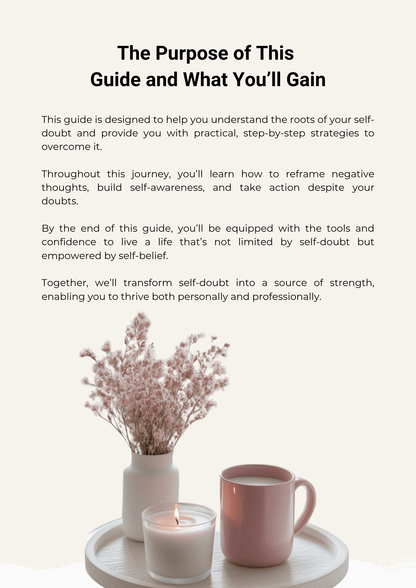 Overcoming self - doubt - A Guide for introverts + FREE 366 page journal - Thrive Together eBooks