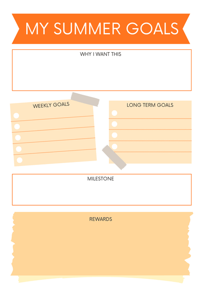 Kids summer planner - Thrive Together eBooks