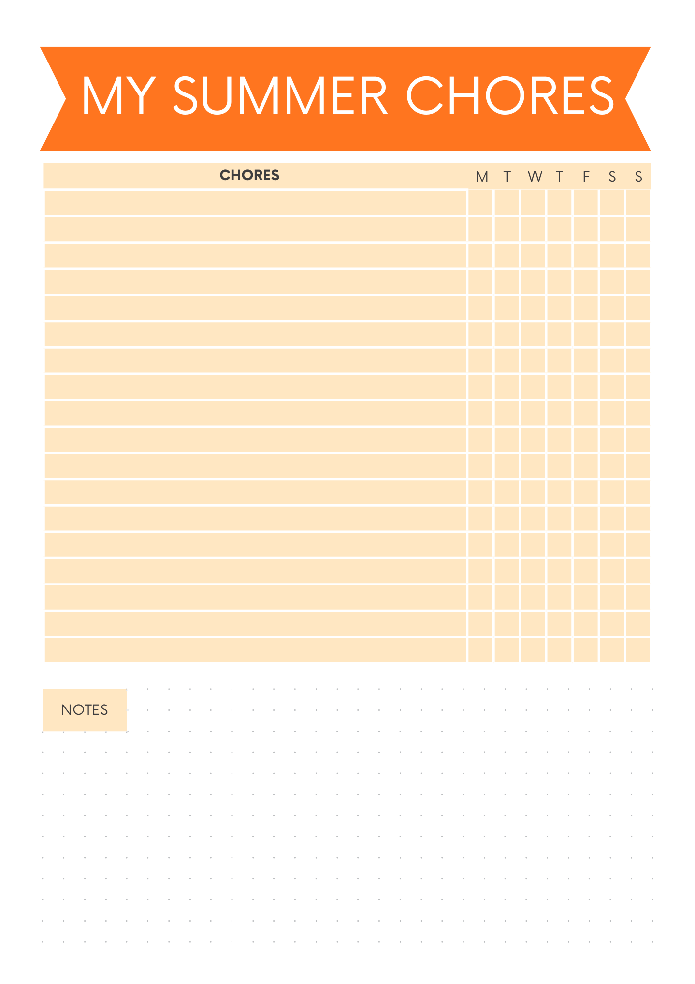 Kids summer planner - Thrive Together eBooks