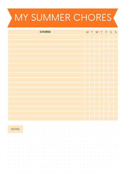 Kids summer planner - Thrive Together eBooks