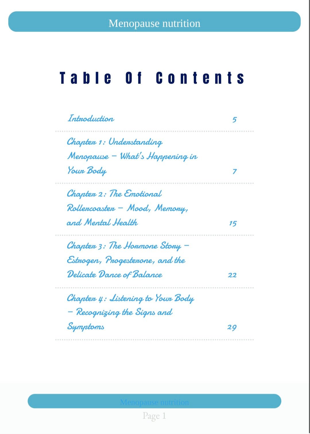 Menopause nutrition tips"