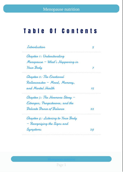 Menopause nutrition tips"