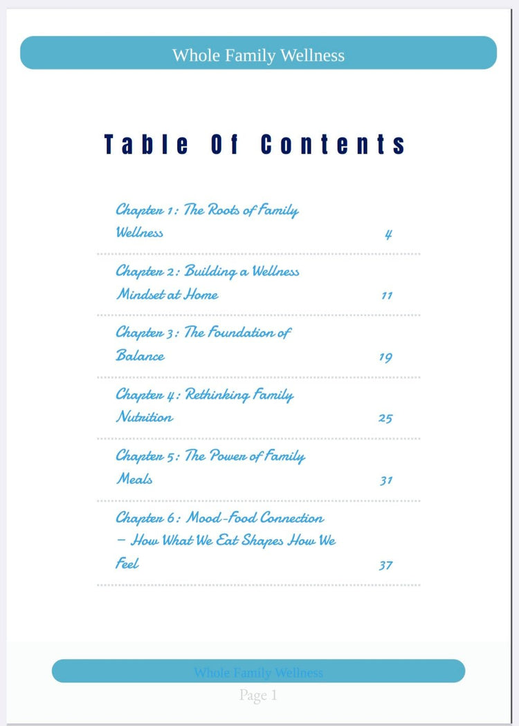 Family wellness strategies for nutrition, mental health, and daily routines