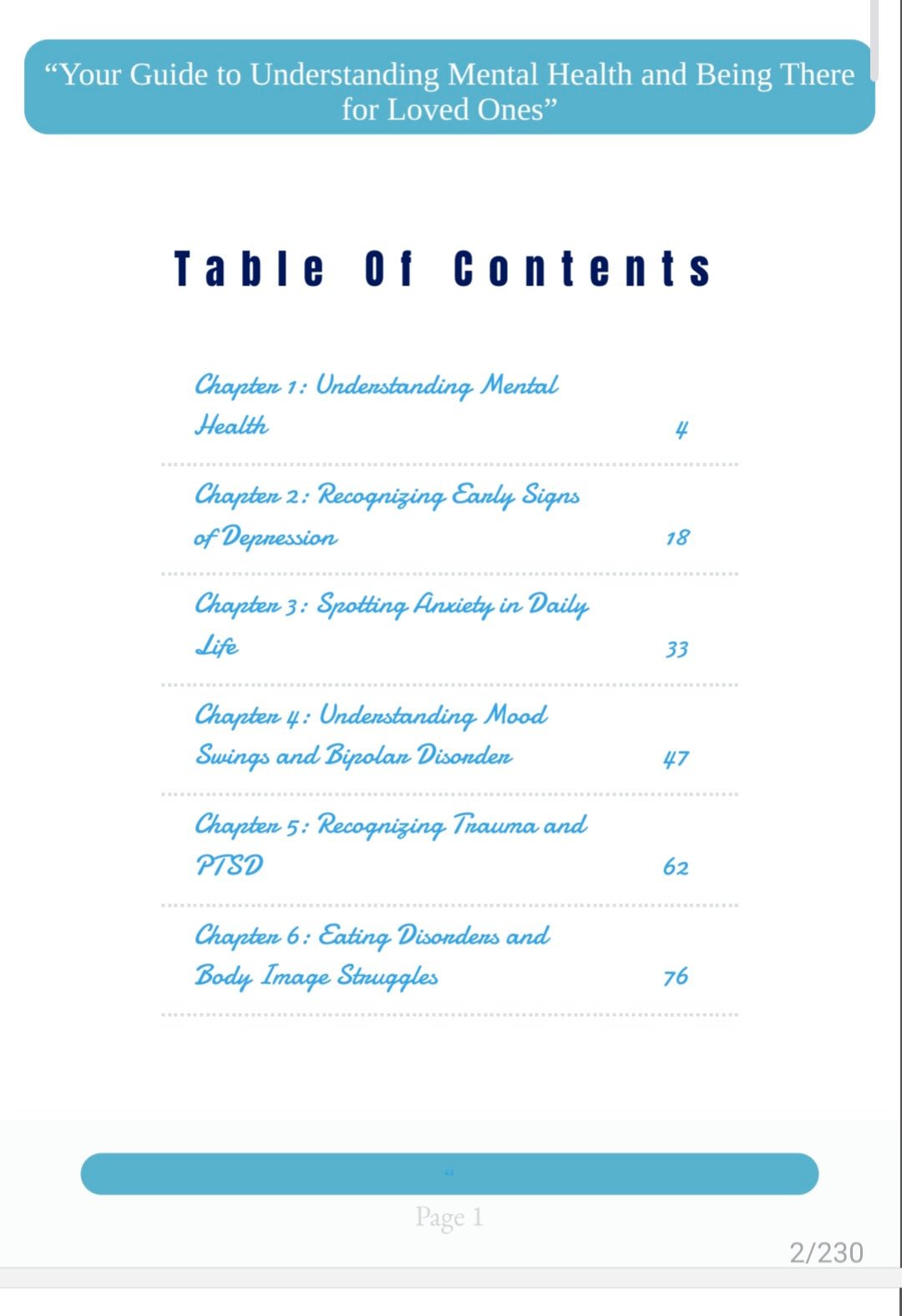 Seeing the signs - A Guide to Understanding Mental Health - Thrive Together eBooks