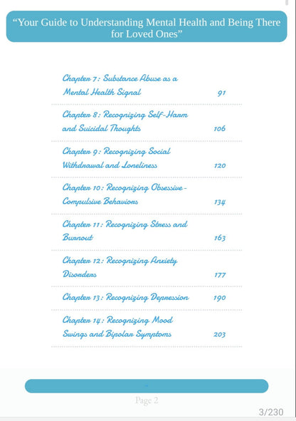 Seeing the signs - A Guide to Understanding Mental Health - Thrive Together eBooks