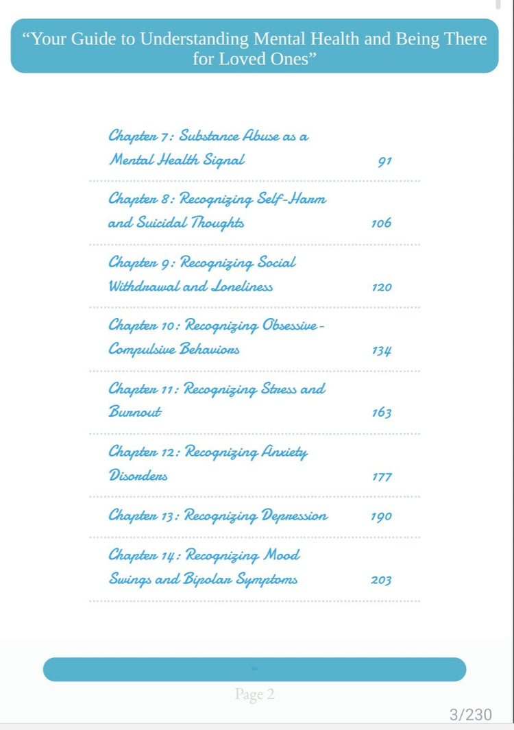 Seeing the signs - A Guide to Understanding Mental Health - Thrive Together eBooks